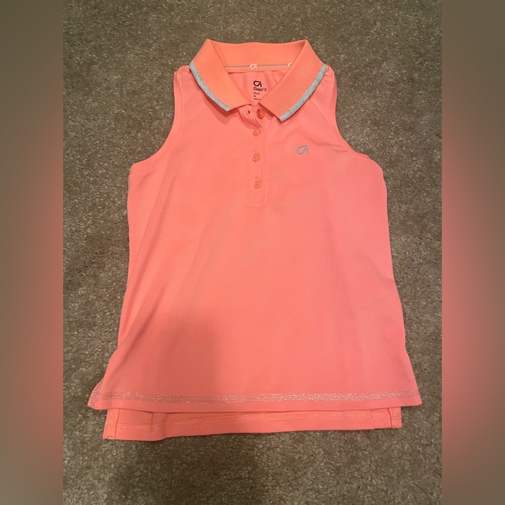 Gap Kids GapFit Girls Polo Tank Size Small (6)